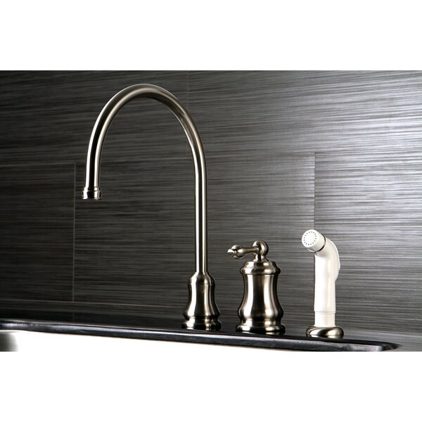 KS3818AL Widespread Kitchen Faucet, Brushed Nickel